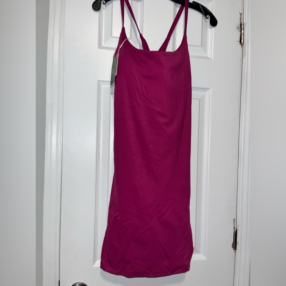 HALARA Women's Midi Athletic Dress in Magenta